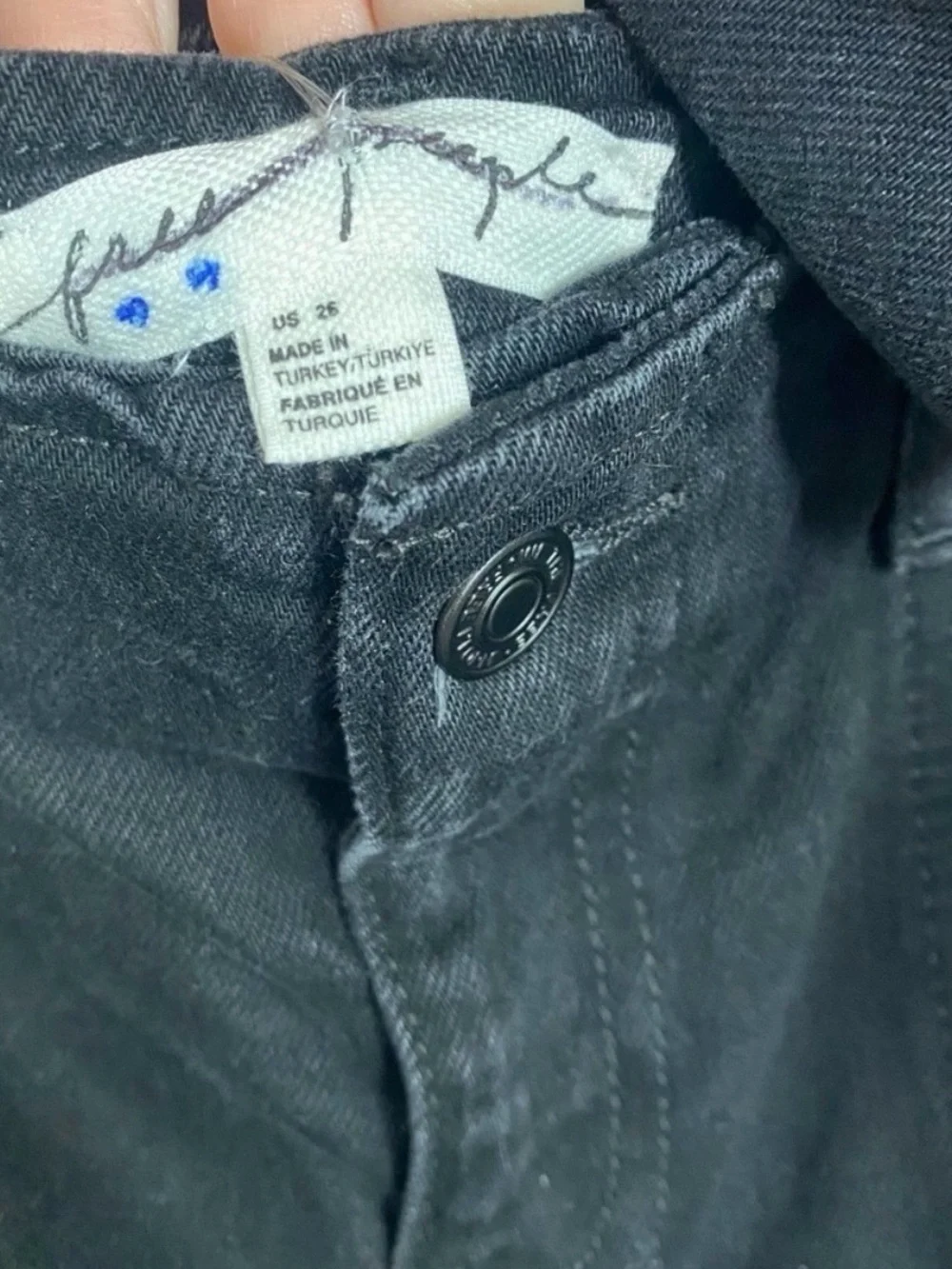 Free People black denim
